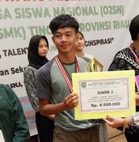 Cabang Renang, Siswa SMK Hasanah akan Wakili Riau Tingkat Nasional