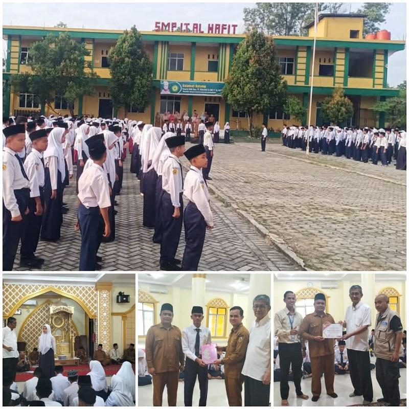 Apresiasi Program Tahfidz, Komunitas Kurnia Wakaf Al Qur’an Datangi SMP IT Al Hafit