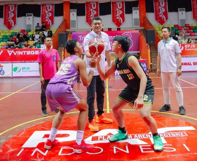 Meriah, 32 Sekolah Ikuti PAF Basketball Riau Series 2026 di GOR Tribuana