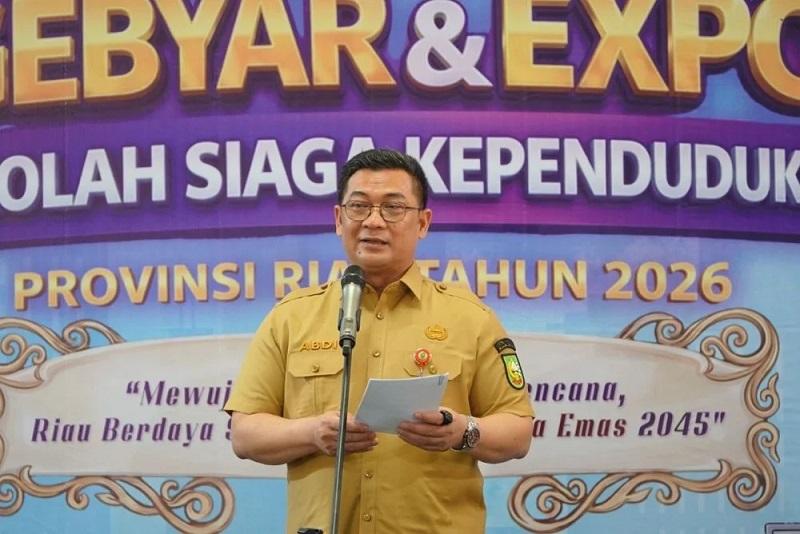 Sekda Provinsi Riau Buka Gebyar dan Expo Sekolah Siaga Kependudukan di Pekanbaru