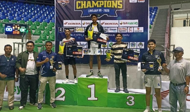 Tim Putra MAN 2 Pekanbaru Juara Setelah Kalahkan SMK Taruna Satria di Livojar 2026