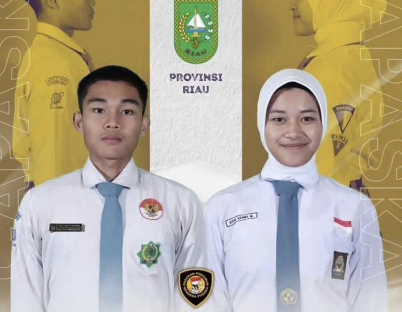 Syabas, Pelajar MAN IC Siak dan SMAN 1 Keritang Inhil Terpilih jadi Paskibraka Nasional