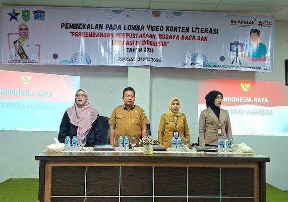 Ajak Generasi Muda Sebarkan Literasi di Media Sosial, Pemkab Inhu Taja Lomba Video