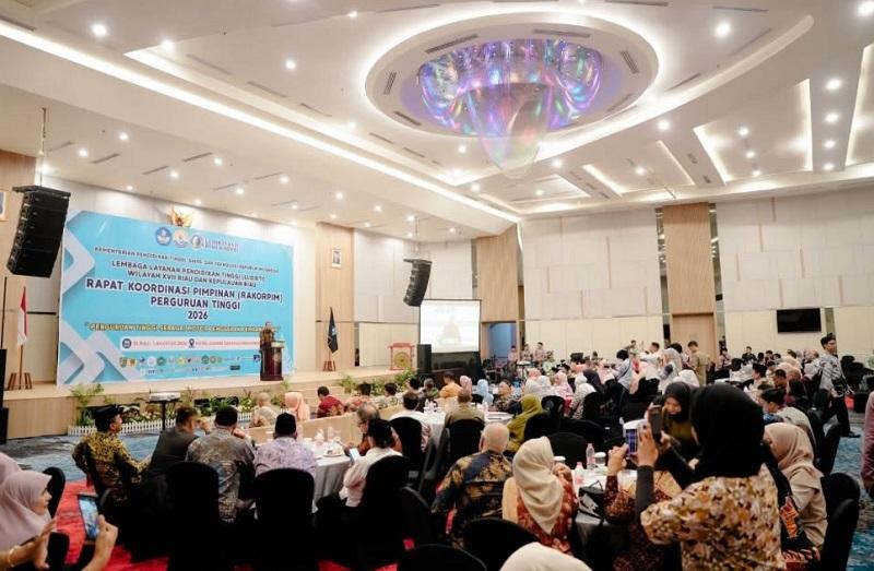 Rapat Koordinasi di Riau, Wamendiktisaintek RI Deklarasikan Konsorsium Kampus Berdampak