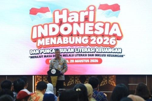 Hari Indonesia Menabung, Pemprov Riau Minta Pelajar Mahir Mengelola Keuangan Digital