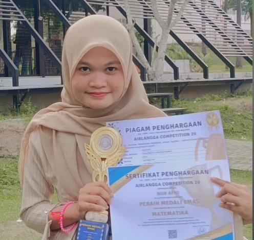 Nur Afni, Mahasiswi Unilak Raih Medali Emas Matematika Tingkat Nasional