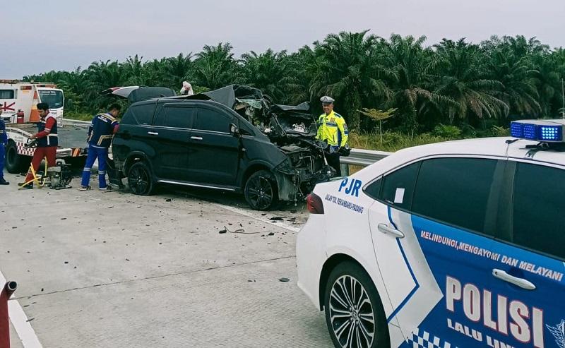 Pendidikan Riau Berduka, Dosen UIR dan Mubaliq Riau Meninggal Akibat Kecelakaan di Tol Bangkinang