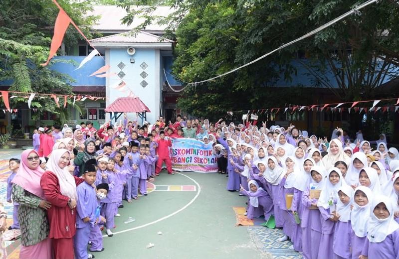 Edukasi Siswa Bijak Bermedia Digital, Diskominfotik Datangi Sekolah di Bengkalis