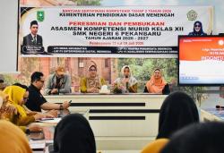 Tingkatkan Kualitas Lulusan, Disdik Riau Gelar Asasmen Kompetensi di SMKN 6 Pekanbaru